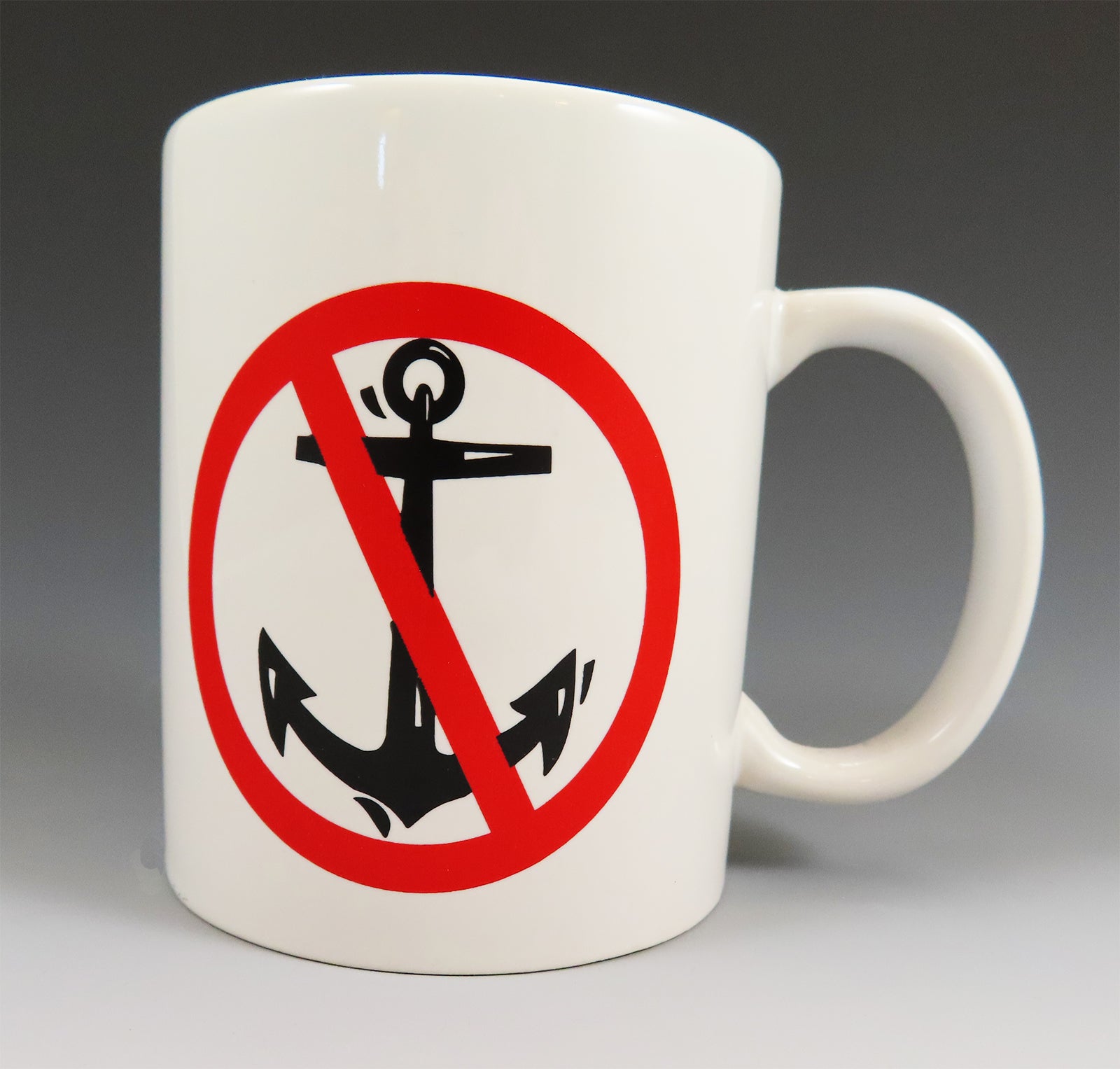 Red Nautical Anchor Cups